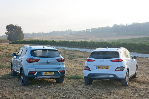 יונדאי קונה EV מול MG ZS EV